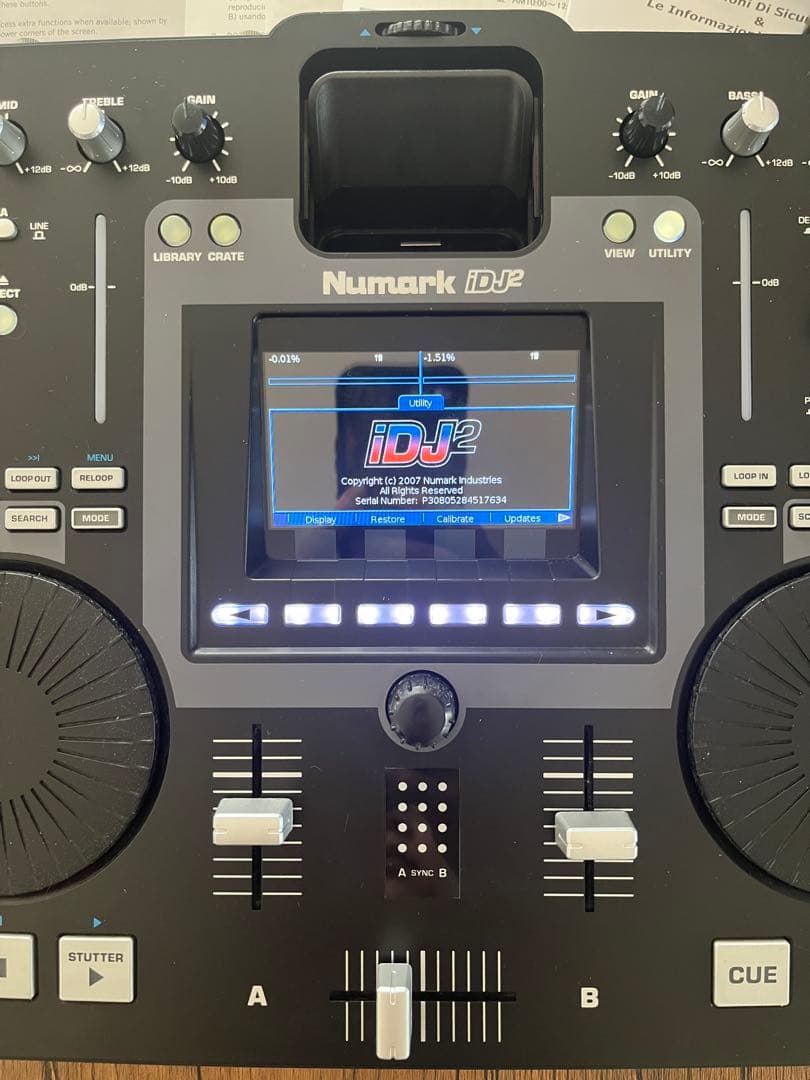 ①Numark DJコントローラー マルチトラックレコーダー iDJ2 箱付き