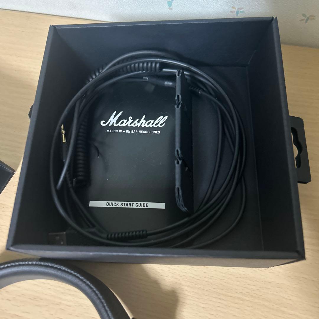 Marshall Major IV ブラックヘッドホン