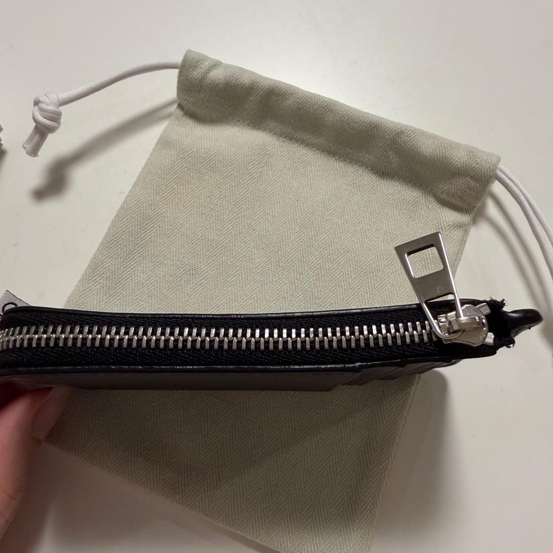 【LOEWE】カードホルダー（サテンカーフ） ブラック