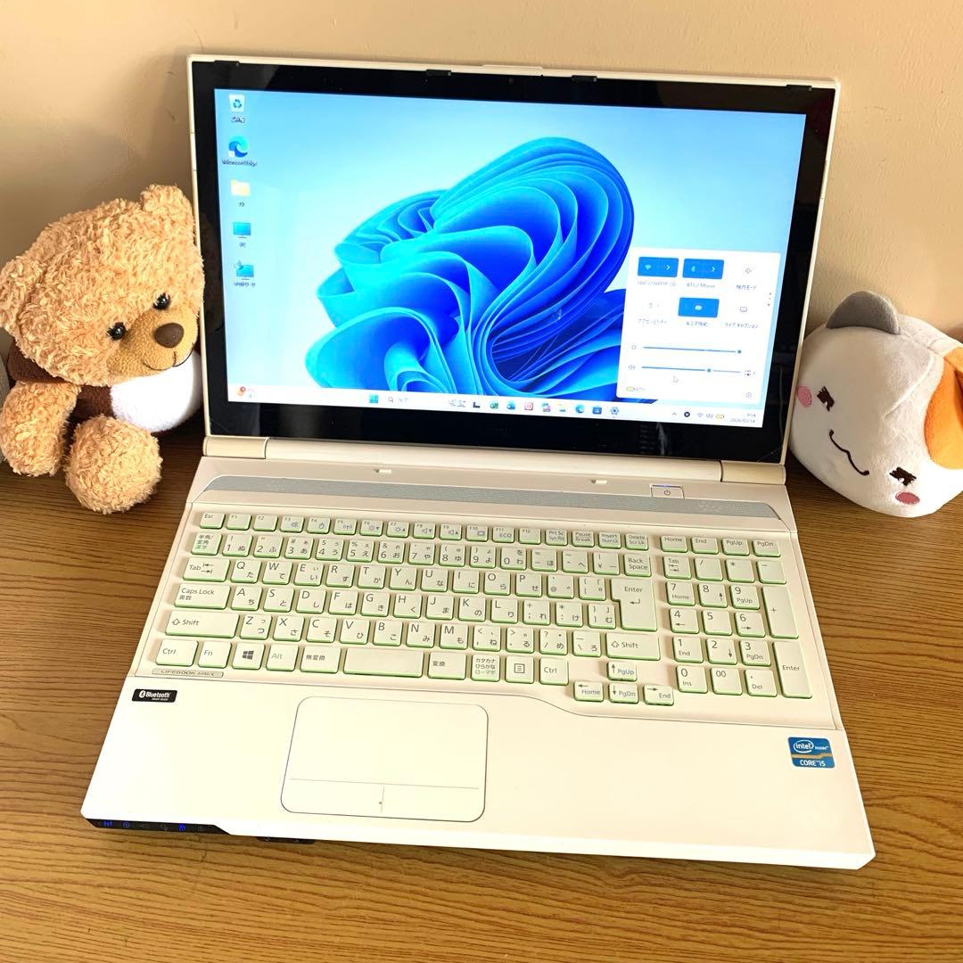 富士通タッチパネルi5/16\SSD480GB新品 office2024