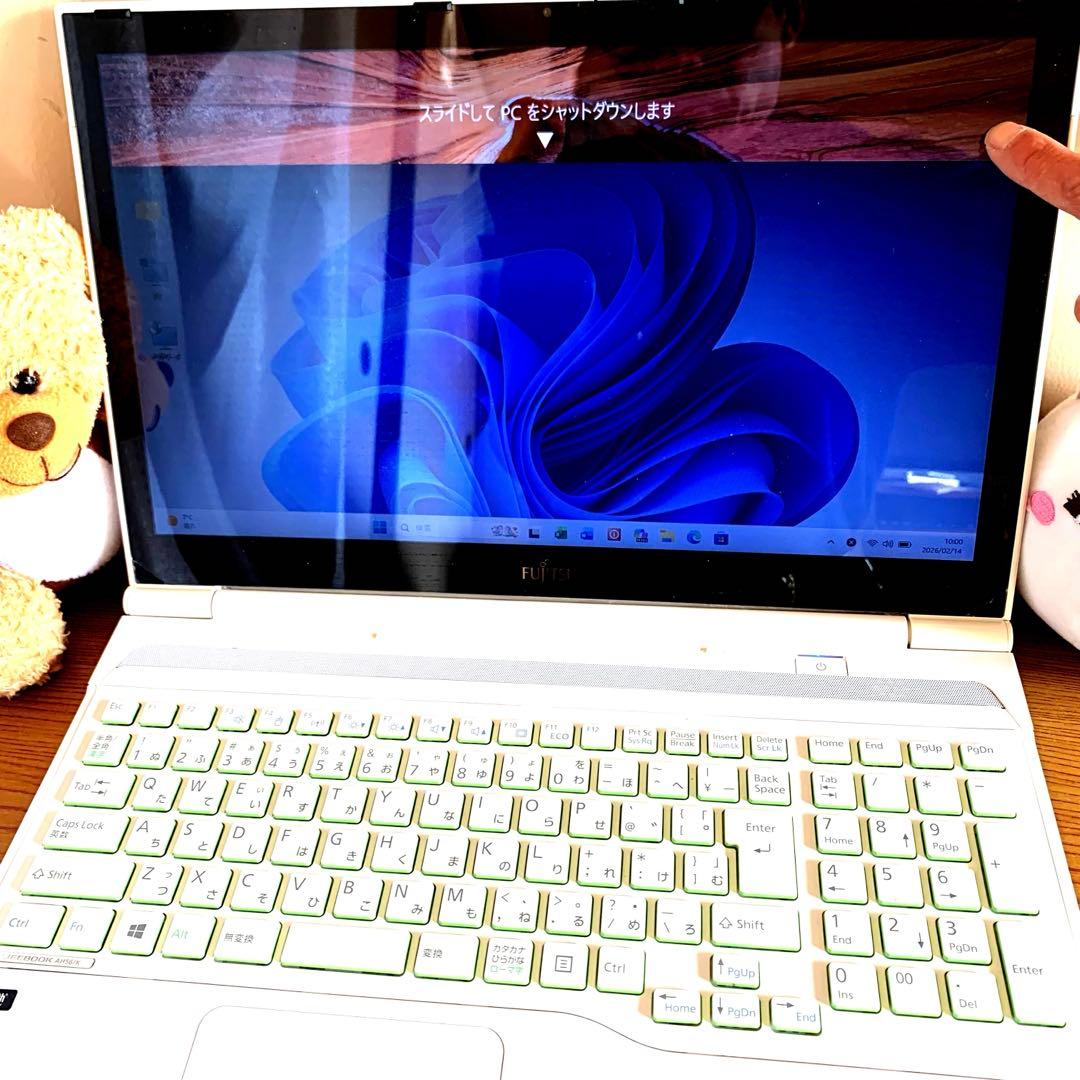 富士通タッチパネルi5/16\SSD480GB新品 office2024