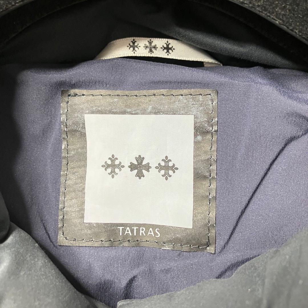 上品✨タトラス ダウンコート GAJA ワッペン 女優襟 リブ袖 01 S