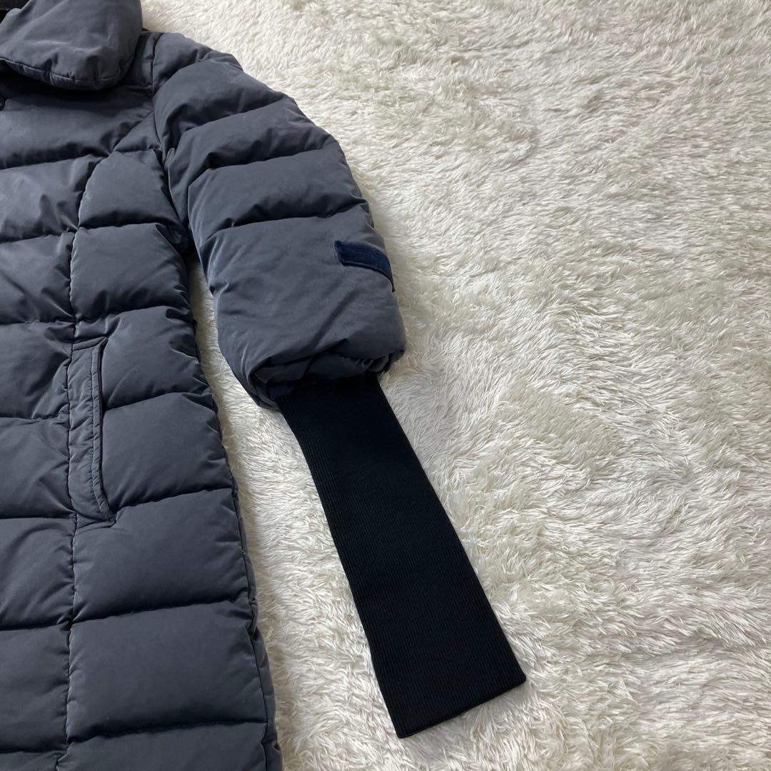 上品✨タトラス ダウンコート GAJA ワッペン 女優襟 リブ袖 01 S