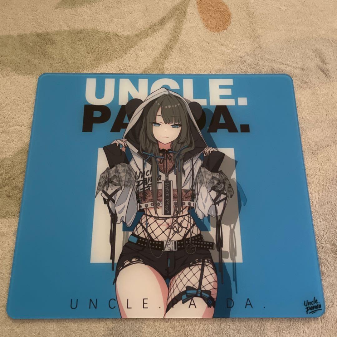 uncle panda ガラスマウスパッド