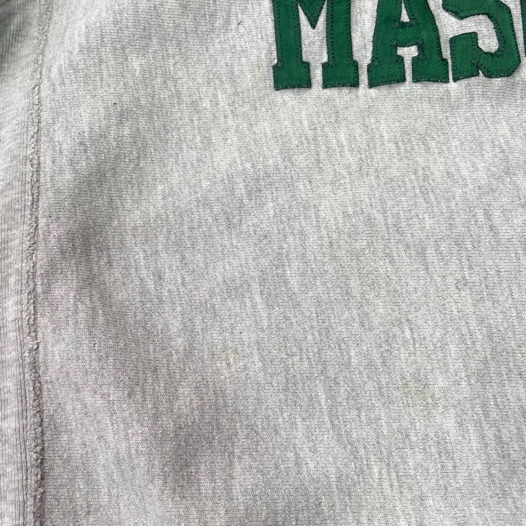 90s Champion USA製 リバースウィーブ ワッペン カレッジ 2段