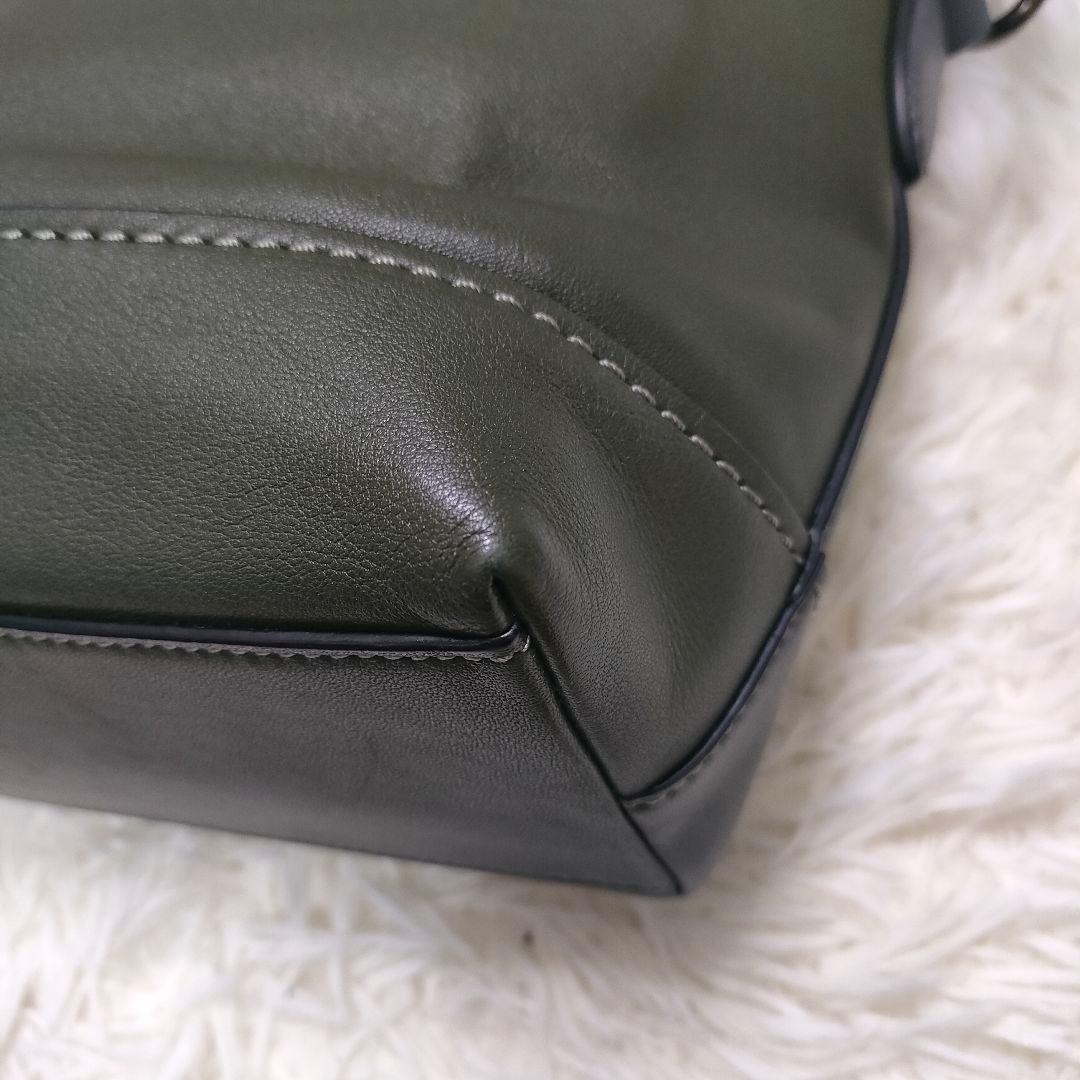 ◎美品 コーチ ショルダーバッグ バイカラー メッセンジャーバック リーグバイク