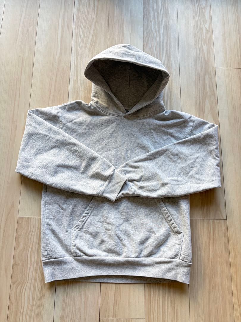 Mサイズロサンゼルスアパレルパーカー14オンスヘビーコットンスウェットグレー