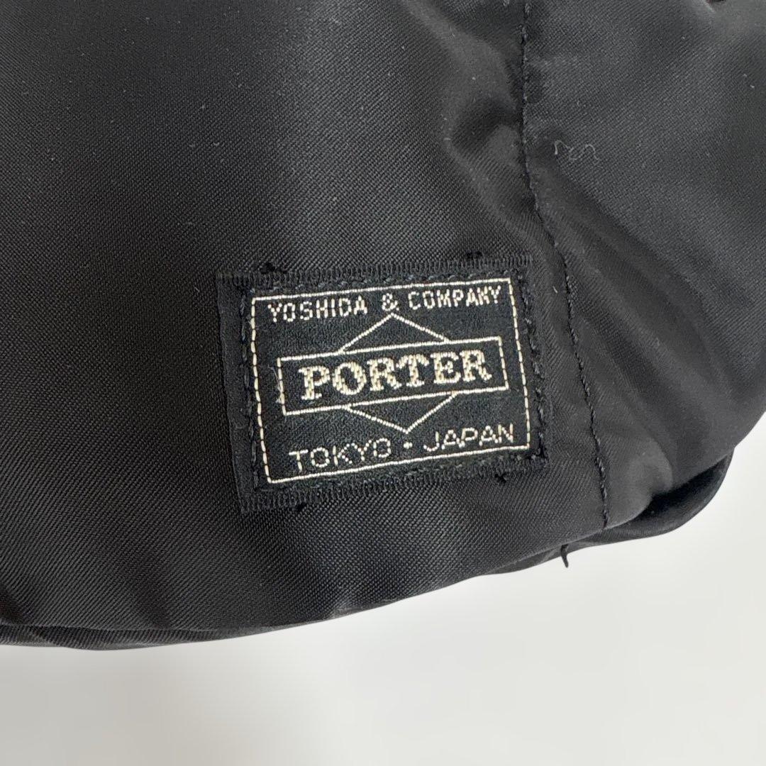 【美品】PORTER タンカー ウエストバッグ ボディバッグ ユニセックス 黒
