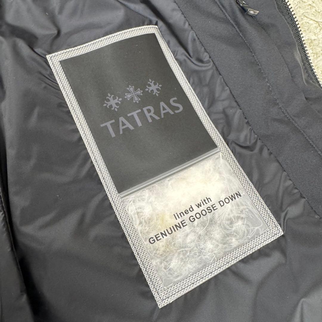 タトラス 23AW ダウンベスト ザラガ リアルファー 3way 黒 XL