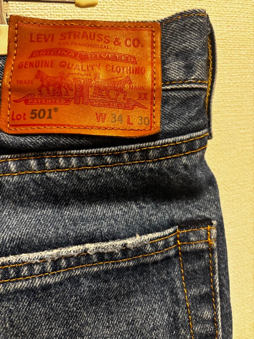 Levi’s 501(R) ORIGINALDARKINDIGO W34 L30