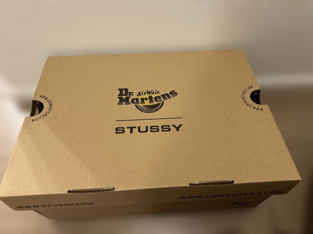 M8　Dr. Martens ✖️Stussyレースアップシューズ　UK8