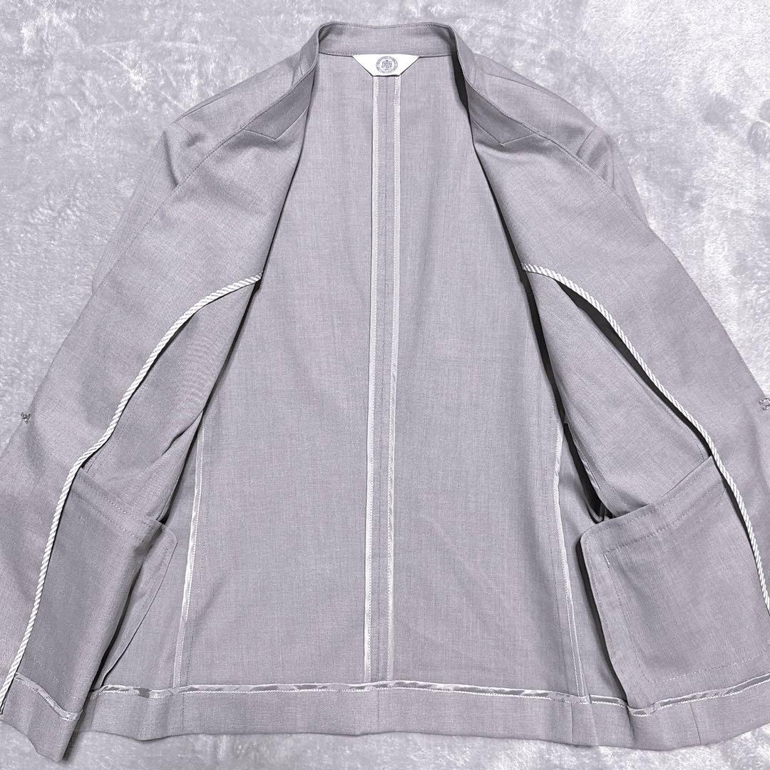 現行【未使用】ジェイプレス セットアップ ノーカラー ワイドパンツ