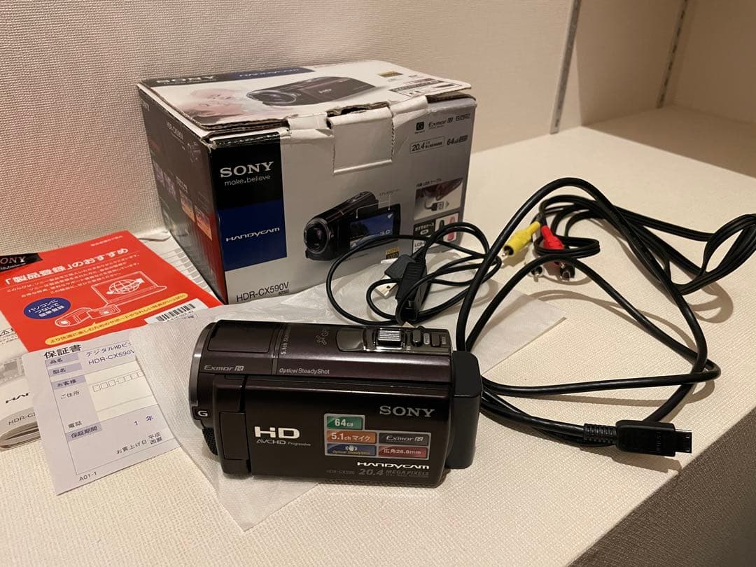 SONY HDR-CX590V ビデオカメラ 64GB