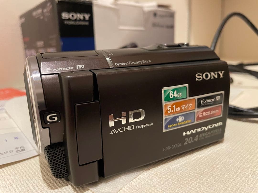 SONY HDR-CX590V ビデオカメラ 64GB