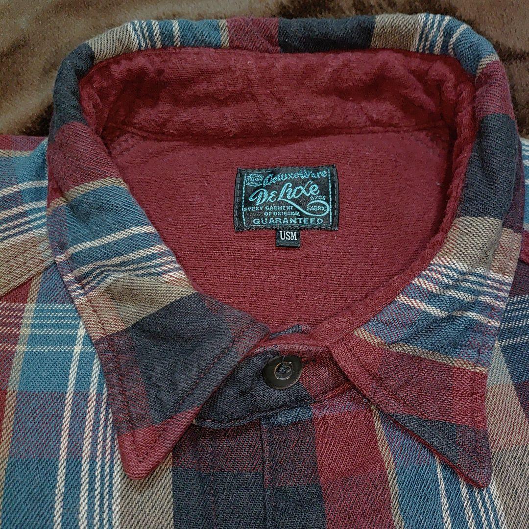 デラックスウェア 7649 RARE US.CHECK サイズUS M