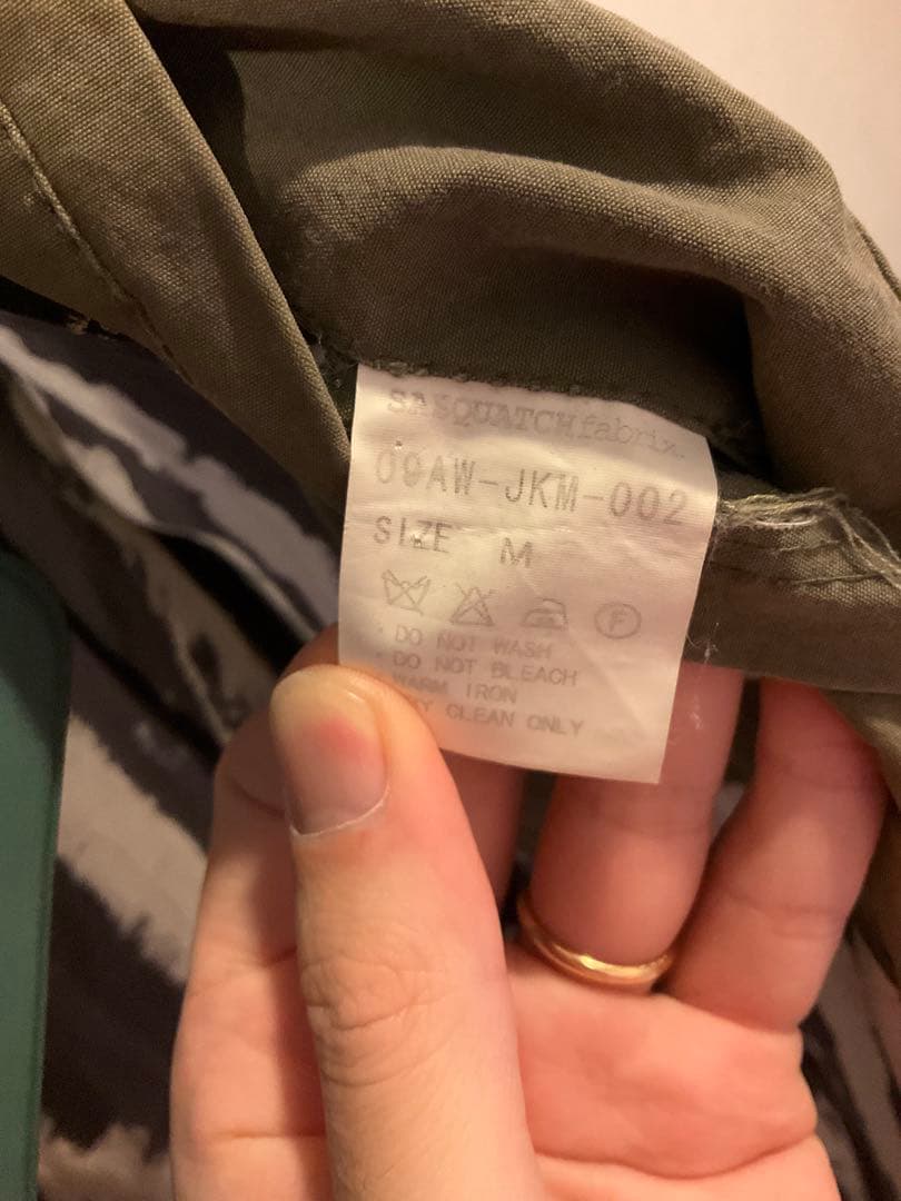 Sasquatchfabrix モッズコート オリーブ