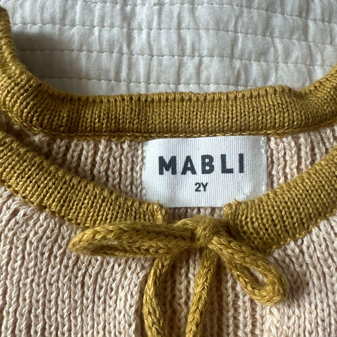 MABLI ロンパース2y ボンネットM