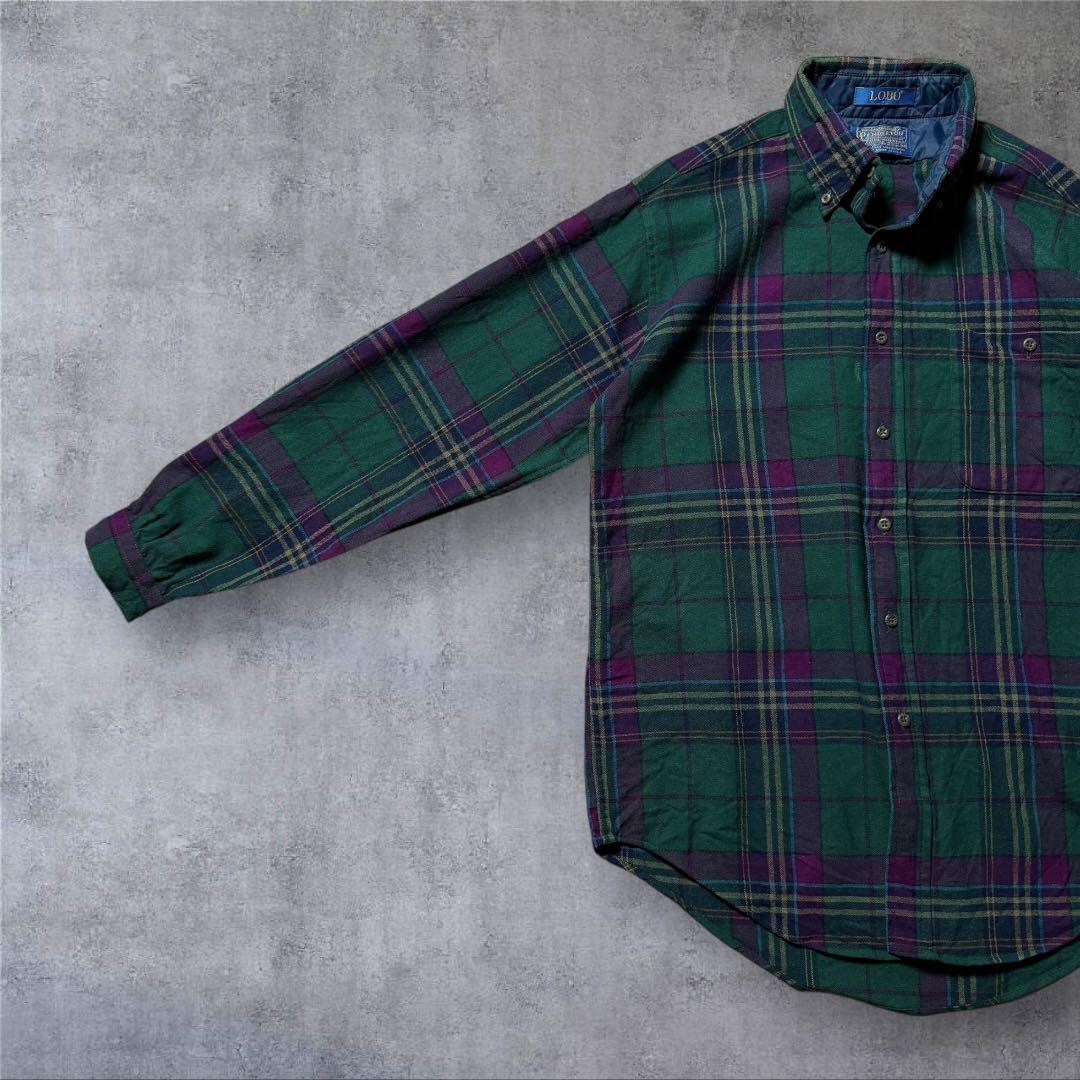 ahopi2214 古着70年代USA製PENDLETONウールシャツエル