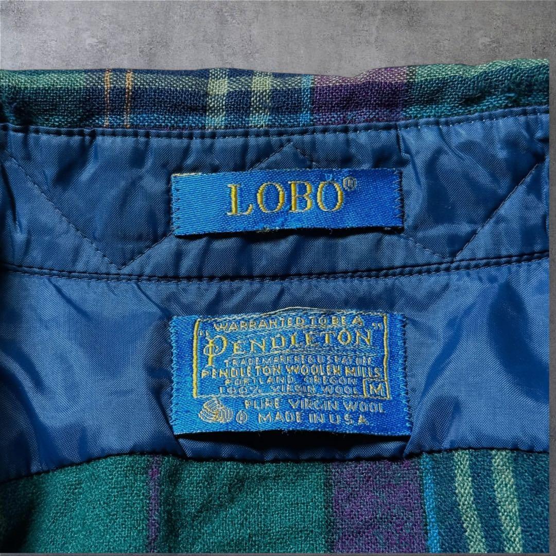 ahopi2214 古着70年代USA製PENDLETONウールシャツエル
