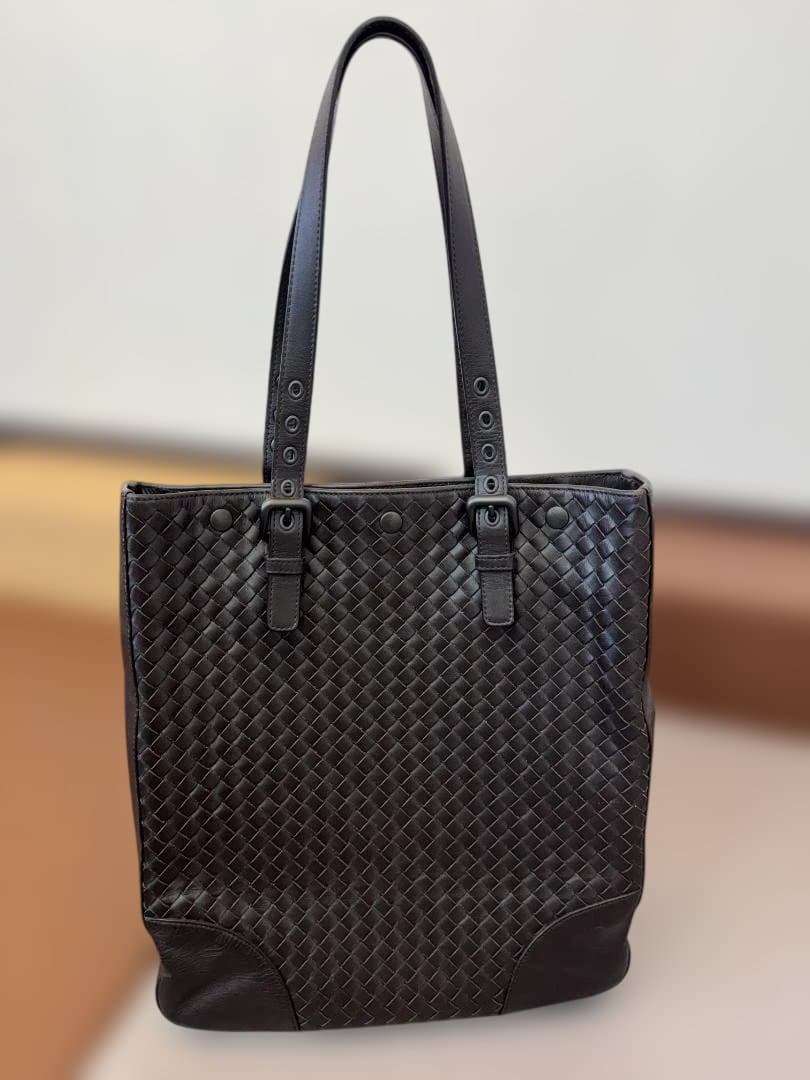 ボッテガ・ヴェネタ イントレチャート メンズ トートバッグ