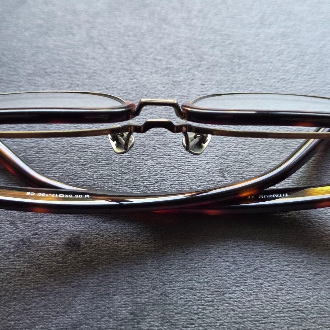 跳ね上げ式 メガネ サーモント ブラウンデミ/アンティークゴールド ノーブランド