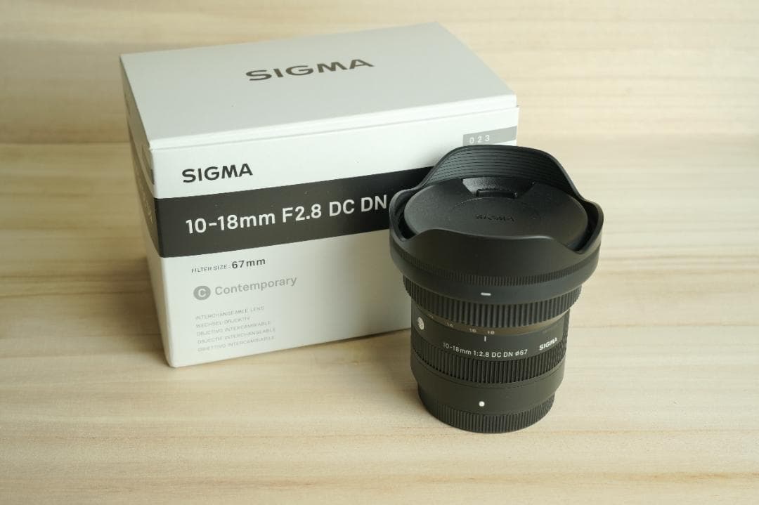 【美品】SIGMA 10-18mm F2.8 DC DN 広角ズームレンズ