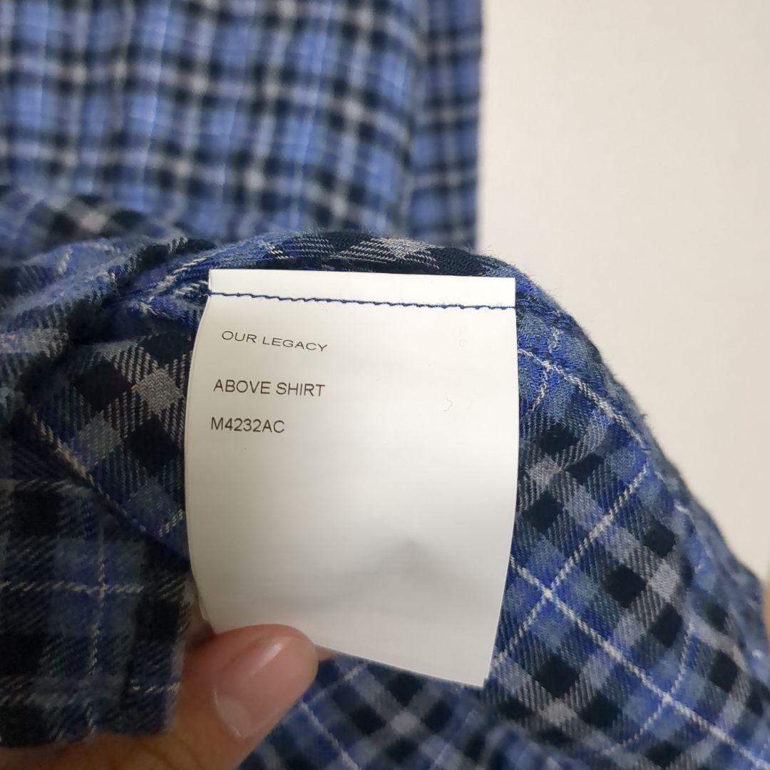 【正規品】OUR LEGACY ABOVE SHIRT M4232AC 46