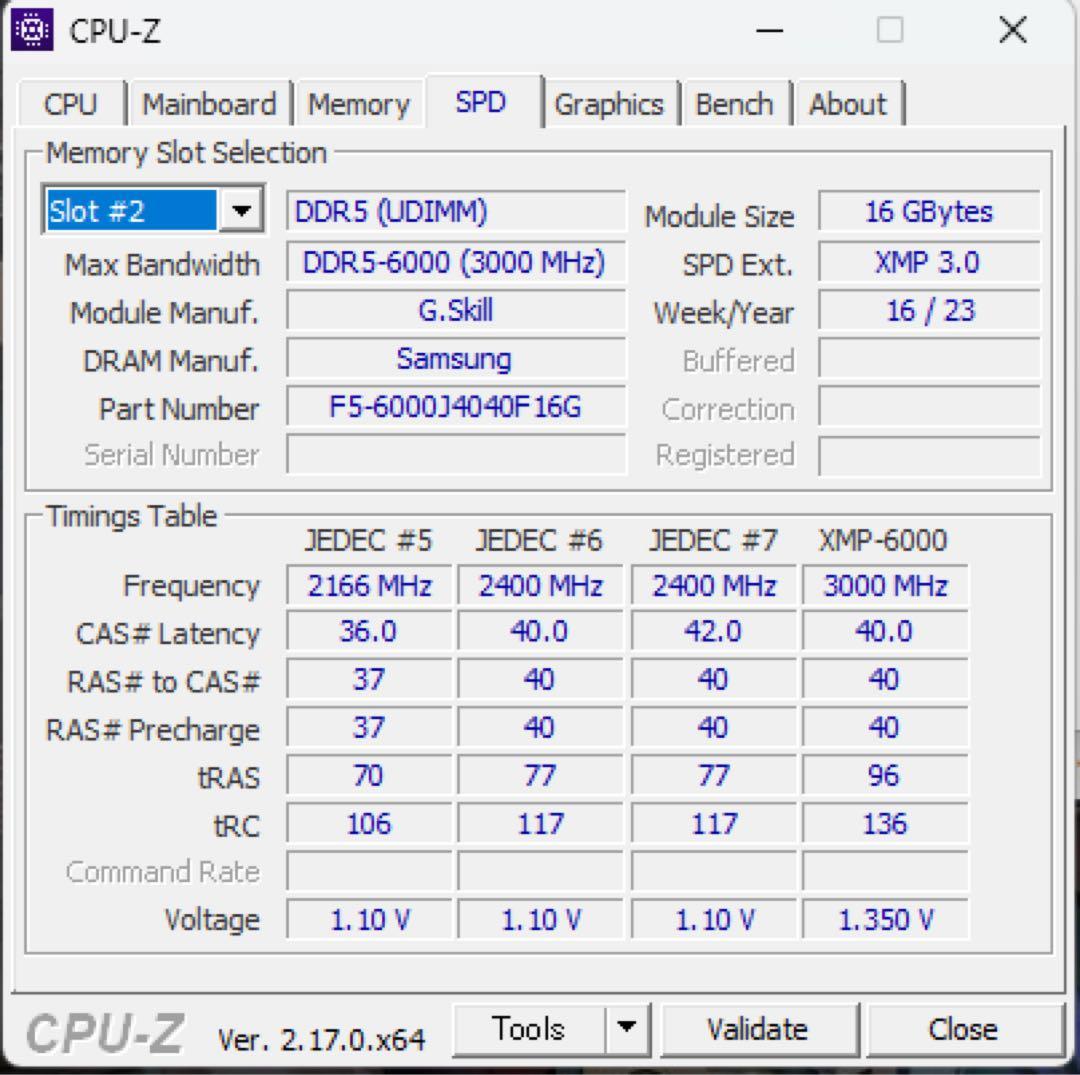 メモリー G.SKILL TRIDENT Z5 NEO RGB 32GB 6000MHz
