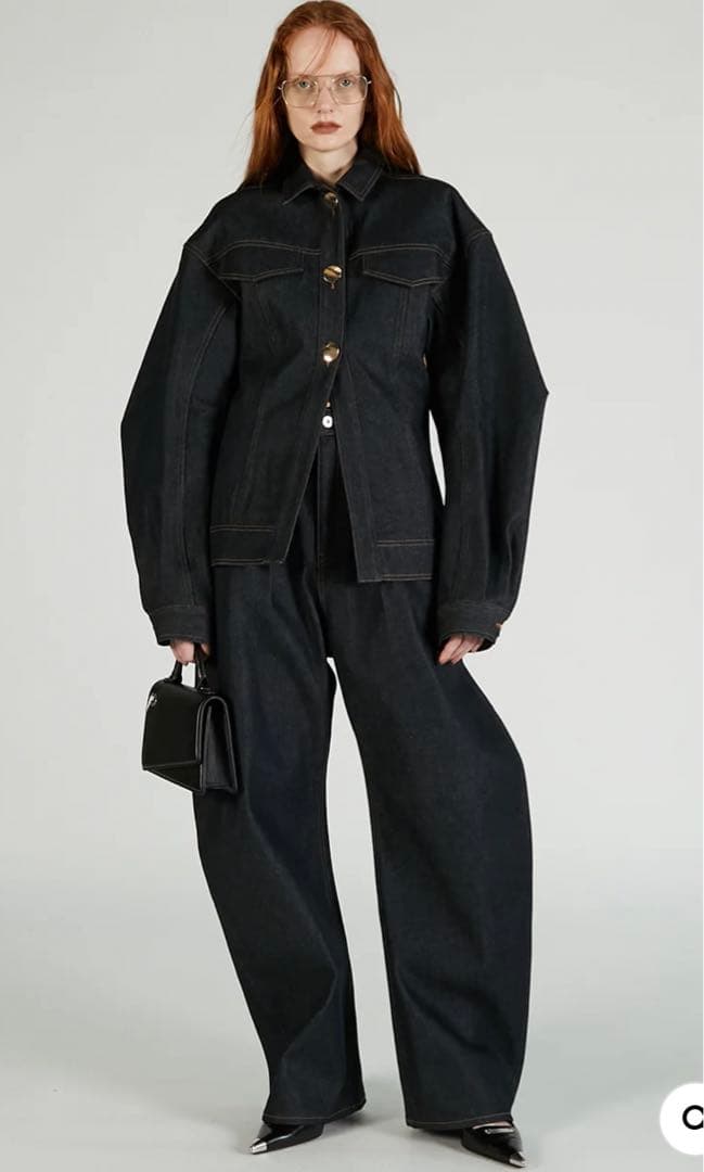 パンツ prank project Highwaisted Curved Denim