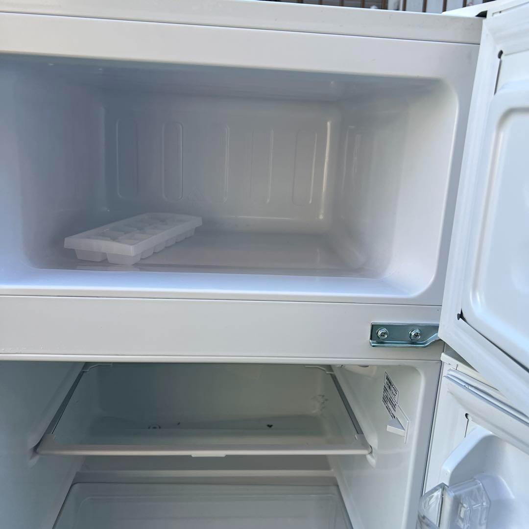 【横浜市内配達】85L 小型　冷蔵庫　JR-N85B 2018年　冷凍庫