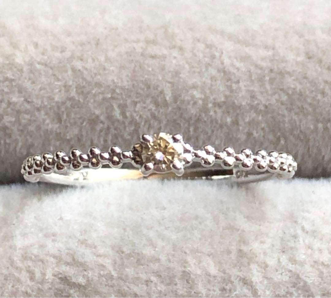 k10WGダイヤモンドリング