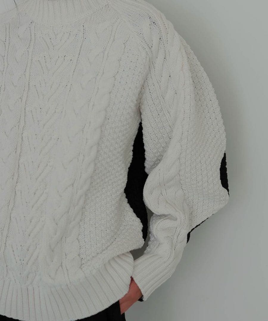 STUMBLY 39,600円バルキーケーブル プルオーバーニット