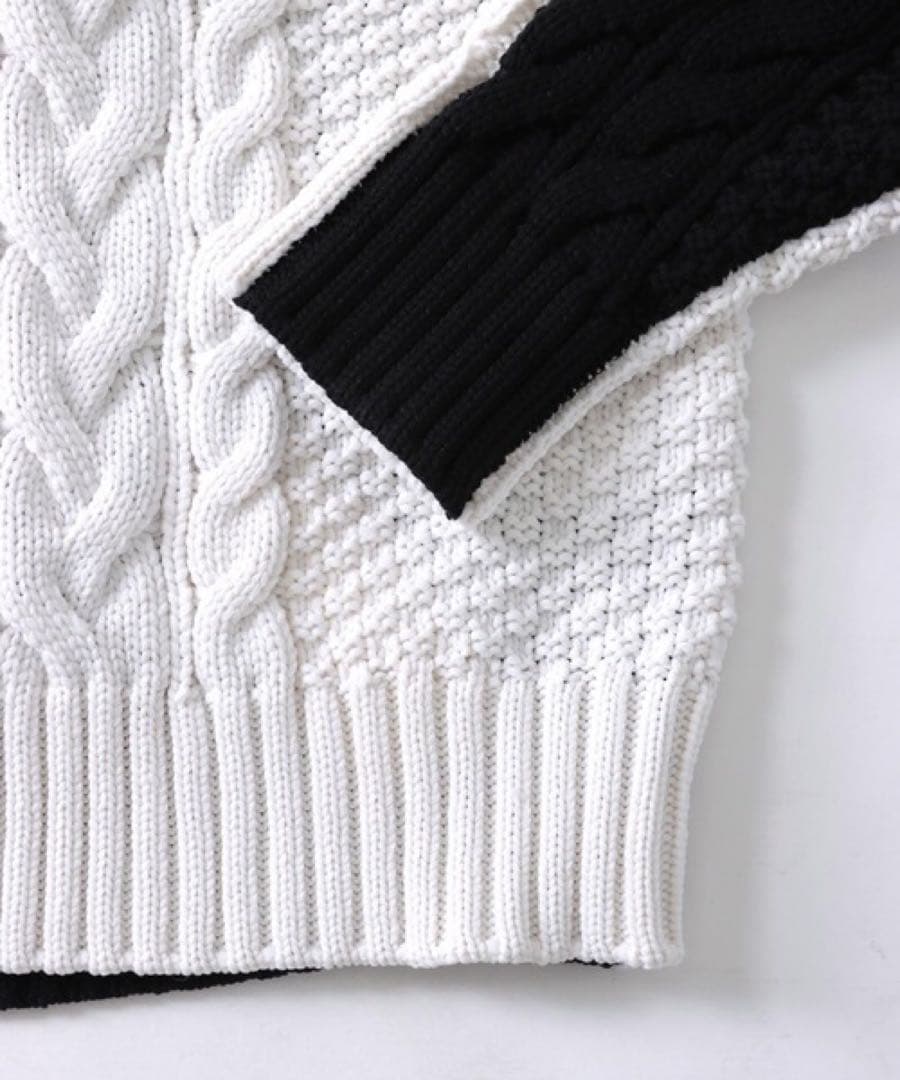 STUMBLY 39,600円バルキーケーブル プルオーバーニット