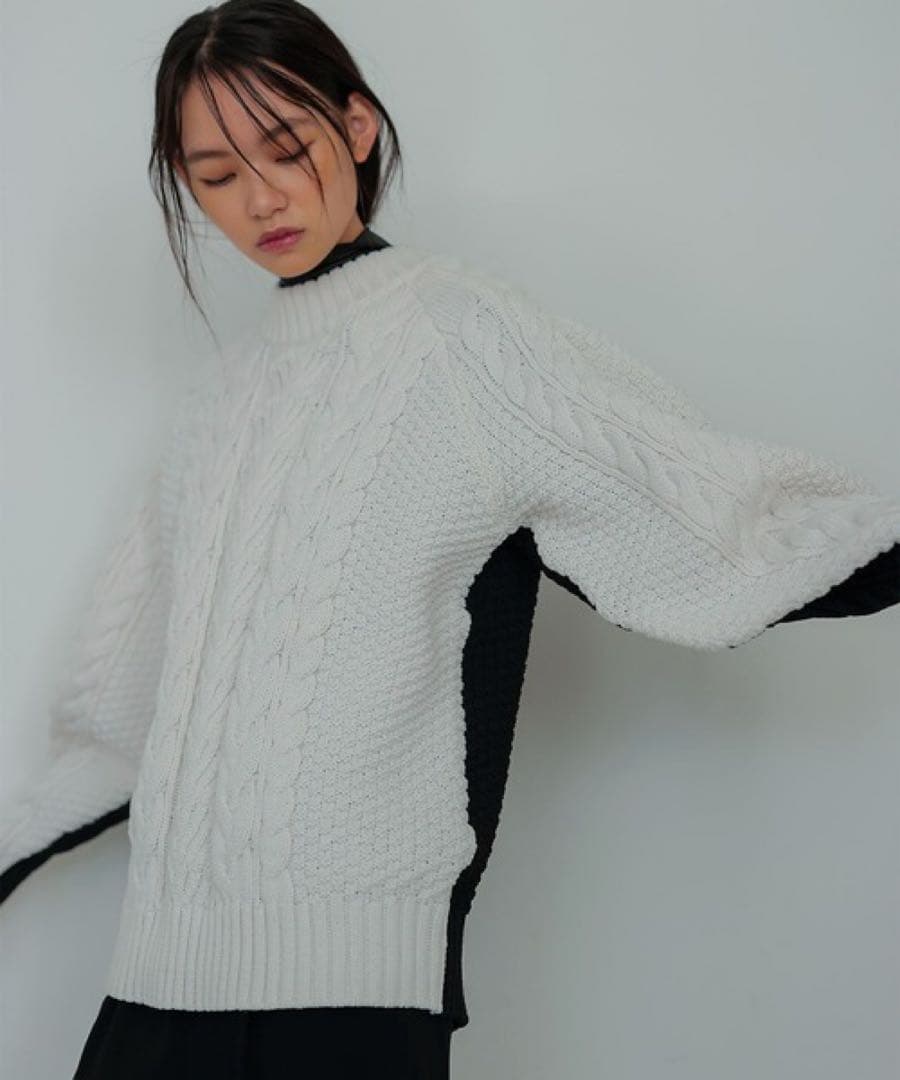 STUMBLY 39,600円バルキーケーブル プルオーバーニット