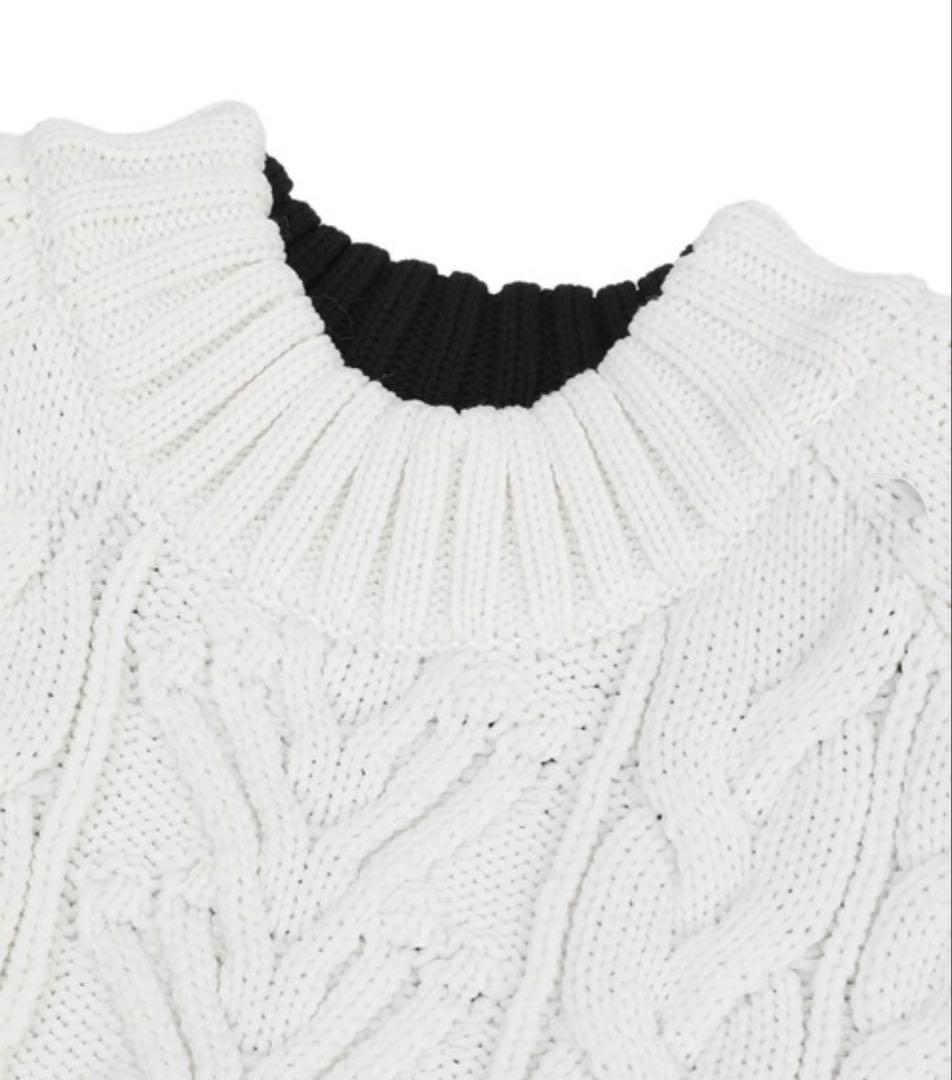 STUMBLY 39,600円バルキーケーブル プルオーバーニット