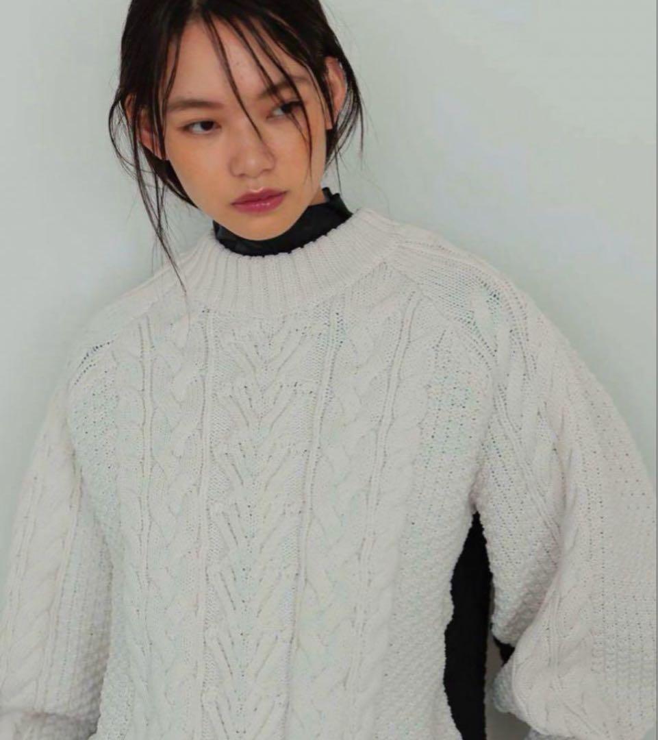 STUMBLY 39,600円バルキーケーブル プルオーバーニット