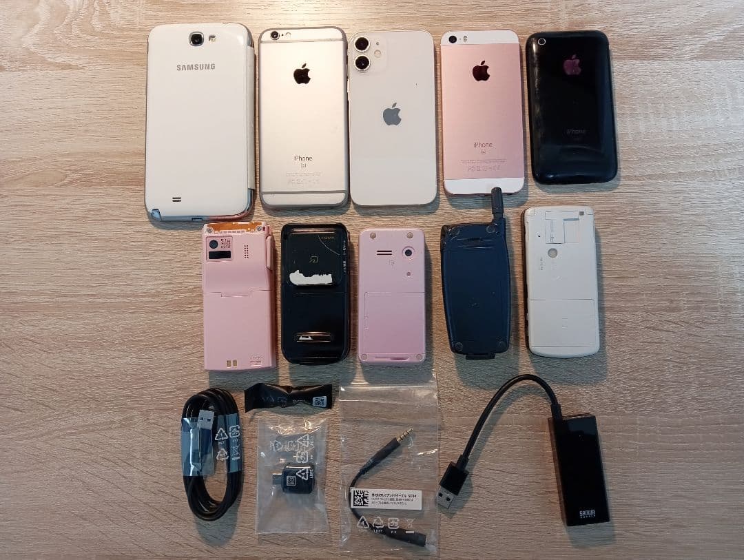 スマートフォン10台ジャンク品セット（Galaxy S4, iPhoneなど）