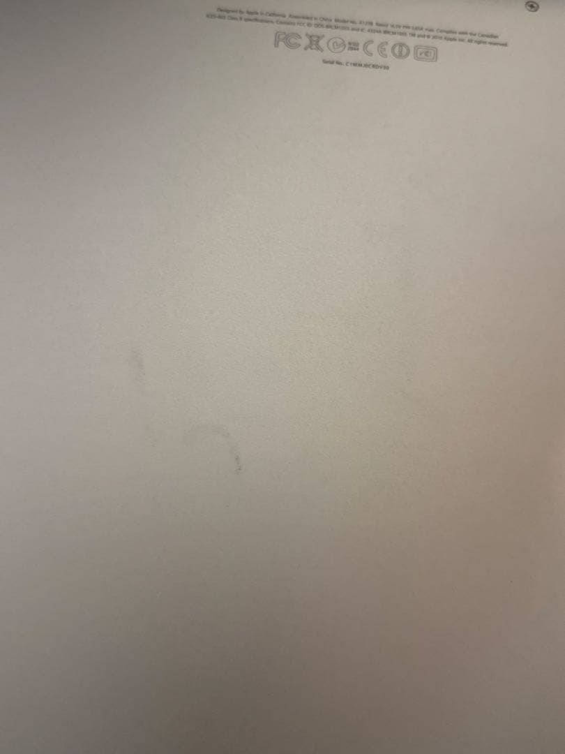 初期化済み：MacBook Pro 13-inch Mid 2012