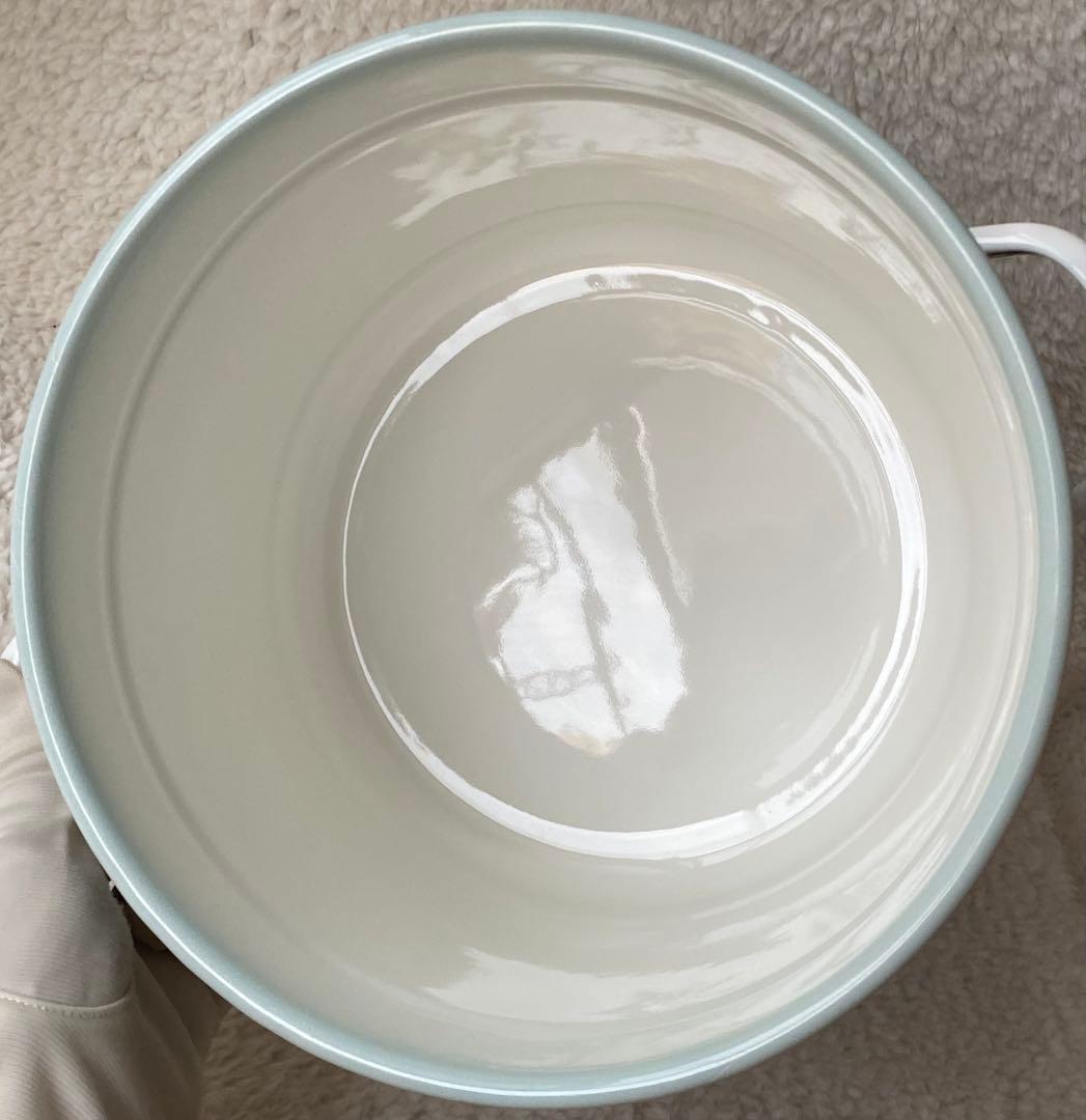 イマン　ポワージュ　ホーロー製取っ手付きビード入りストッカーMサイズ