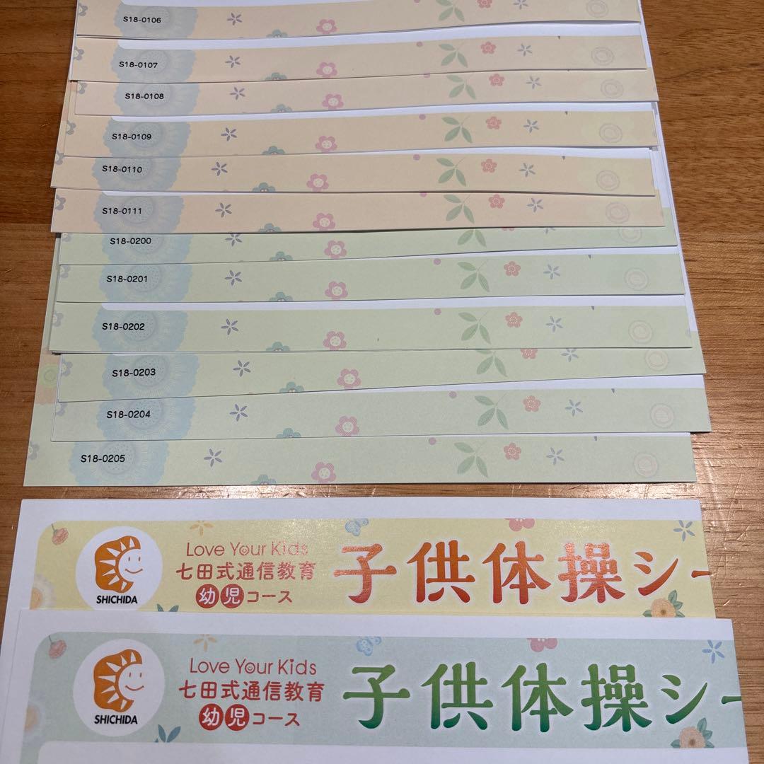 七田式0歳6ヶ月〜1歳5ヶ月/1歳6ヶ月〜2歳5ヶ月