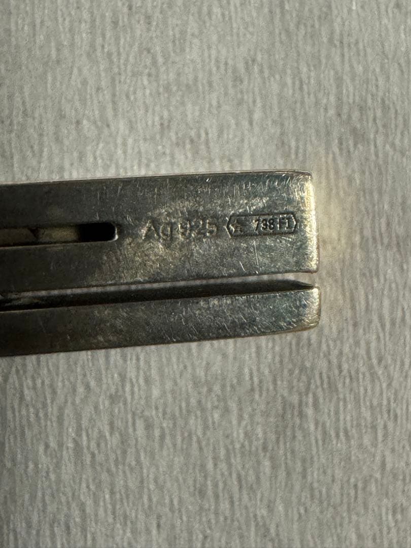 グッチ GUCCI ネックレス カットアウト　スクエア Gモチーフ 925