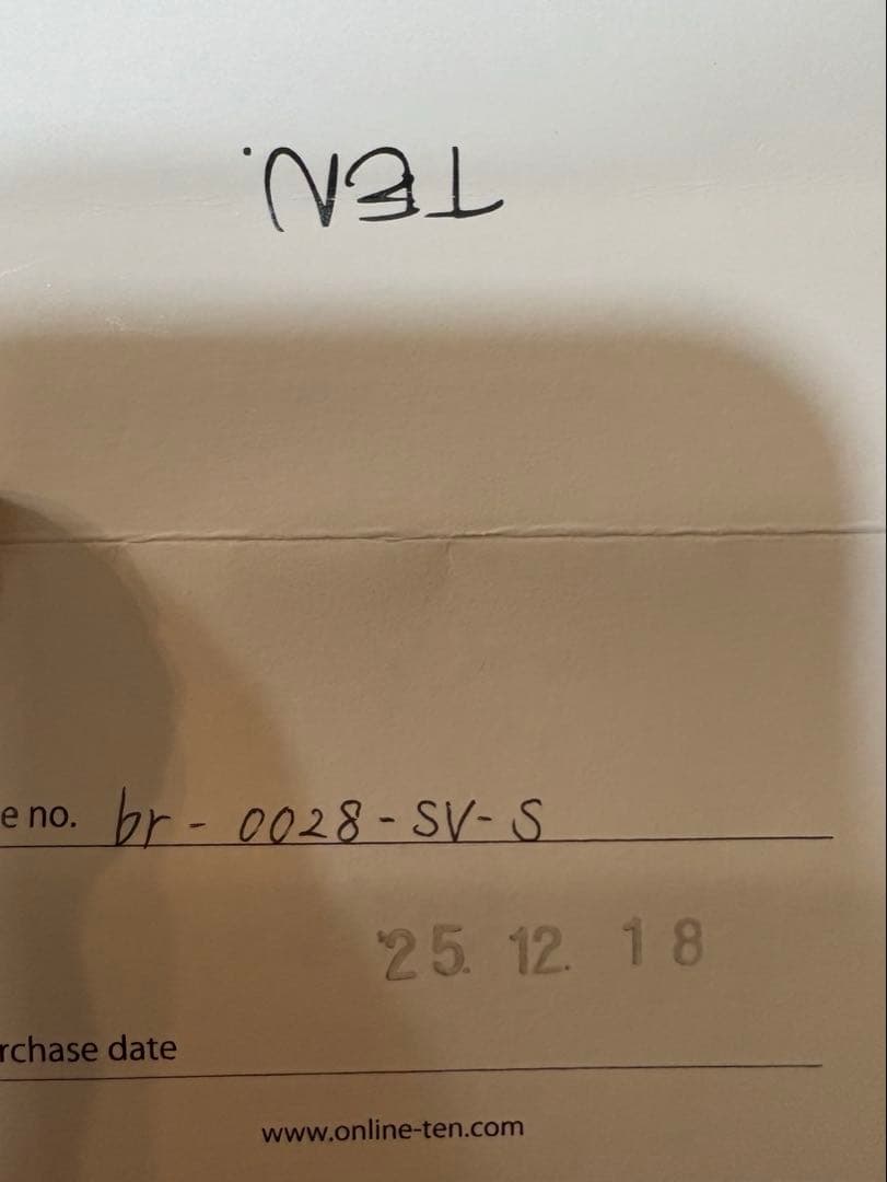 TEN. カフチェーンブレスレット新品未使用