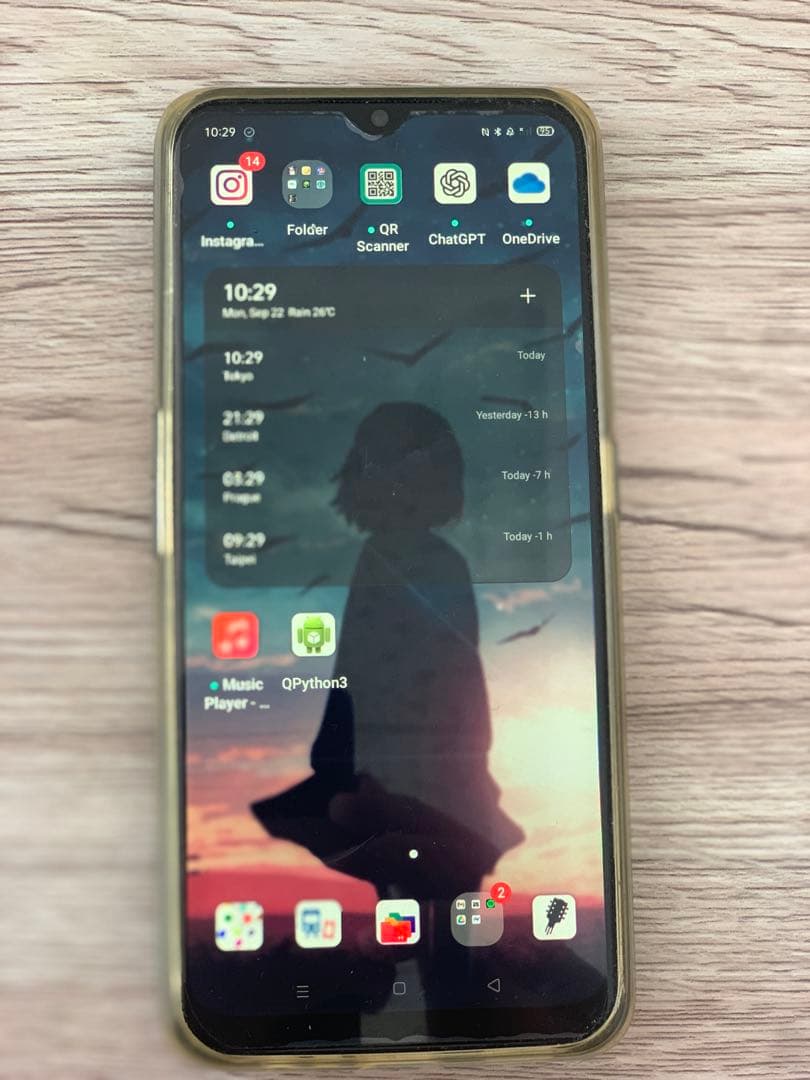 OPPO A5 2020 グラディエントパープル 本体