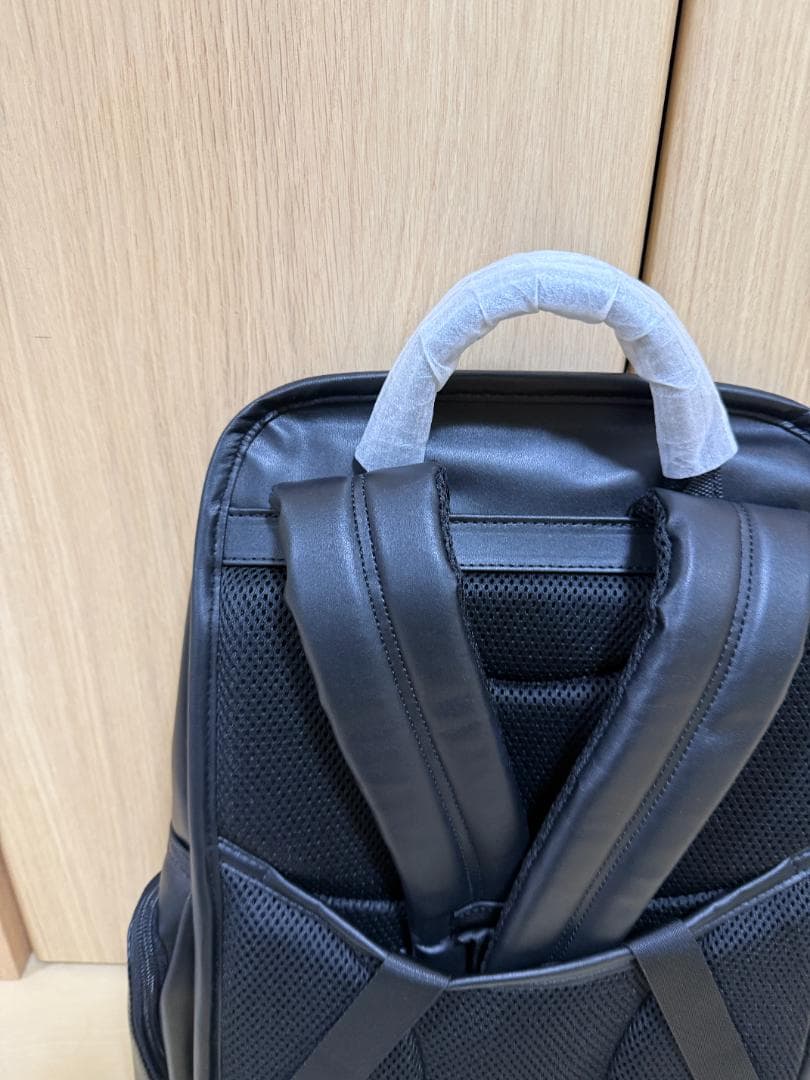 TUMIブラック牛革ALPHA 3ショルダーバッグビジネス通勤リュック