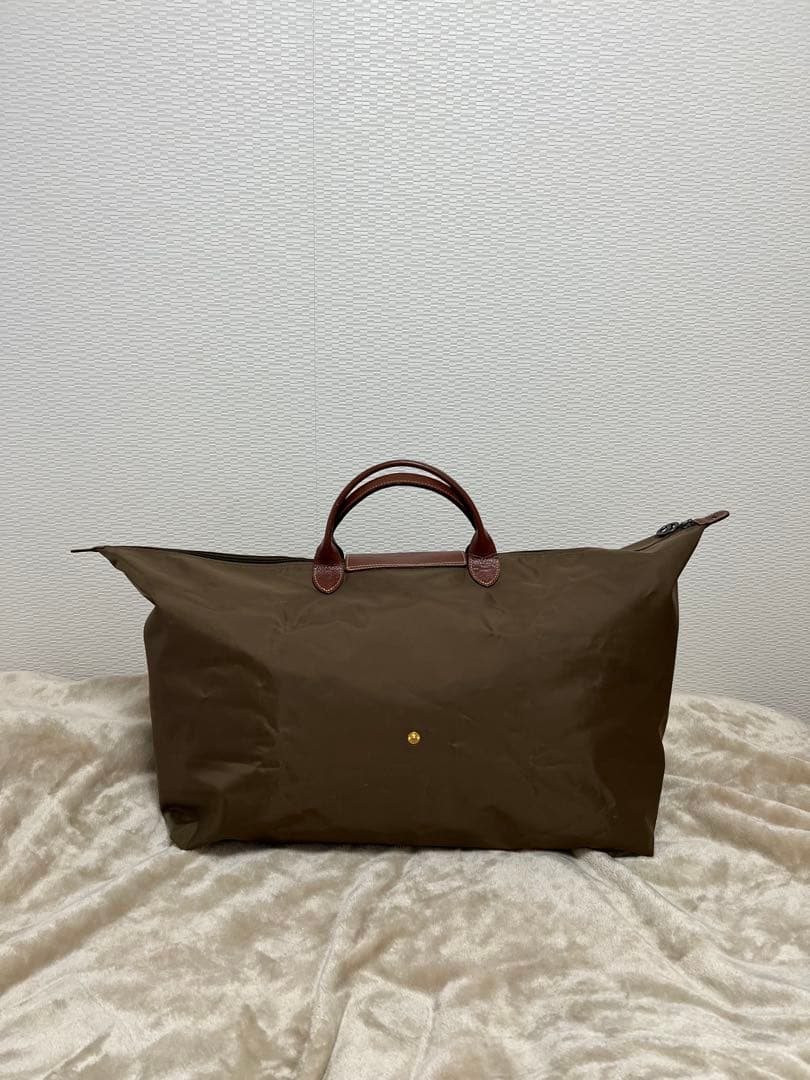 ロンシャン　ル プリアージュ　 L トラベルバッグ　カーキ