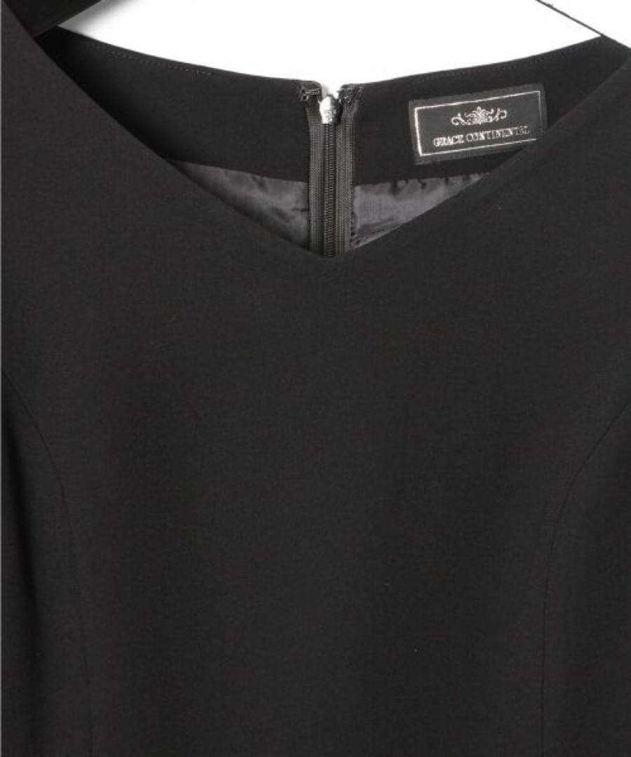 ★極美品★グレースコンチネンタル ダイアグラムタイト刺繍レースワンピース