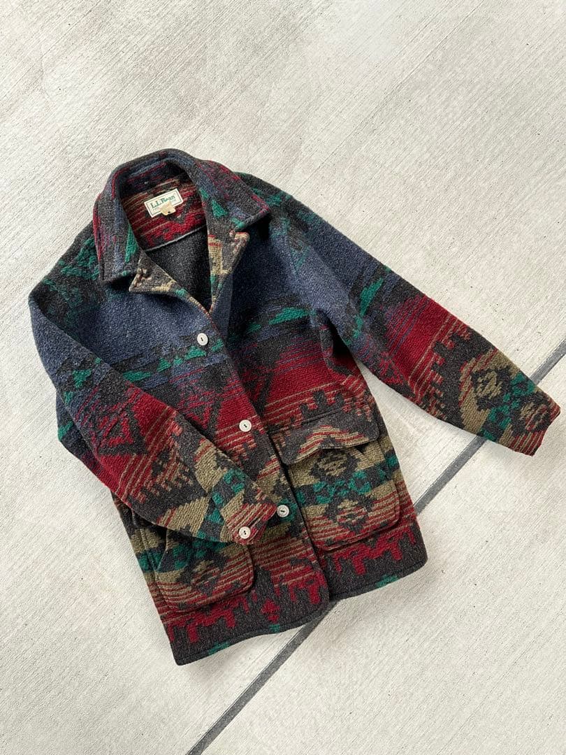 【希少】80s 90s L.L.Bean ウールジャケット コート usa製