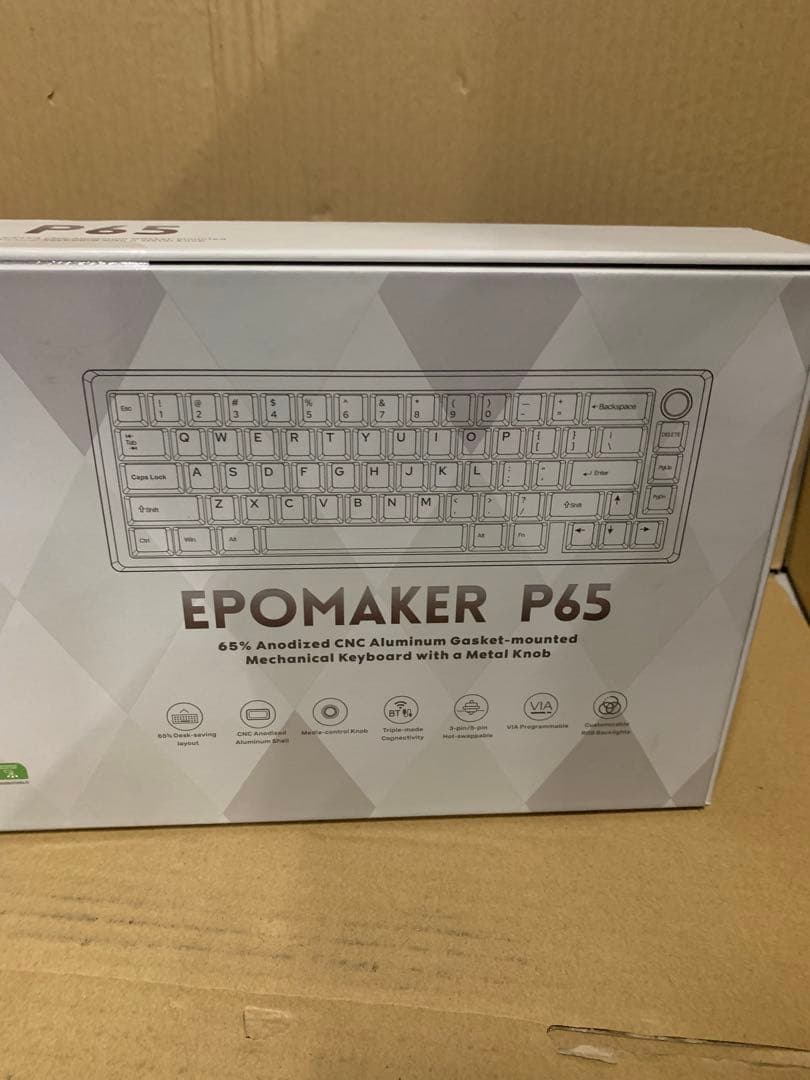 EPOMAKER P65QMK/VIAワイヤレスアルミニウムゲーミングキーボード