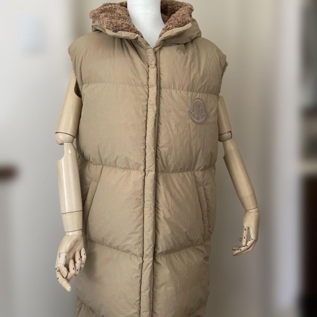 ⭐︎美品モンクレールロングダウンベスト0サイズ⭐︎お値下げnon non