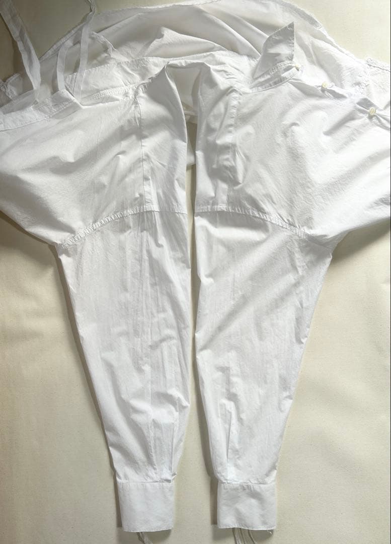 リボンテープ欠品 midorikawa ミドリカワ コットン ホワイトシャツ